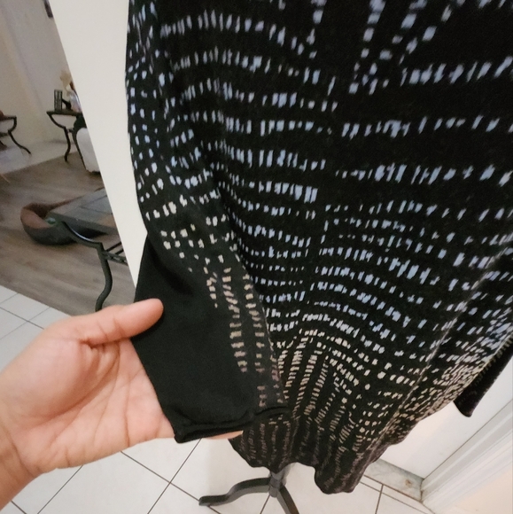 Nic and Zoe geometrical print ling line sweater top xl ombre multi color - Picture 5 of 12